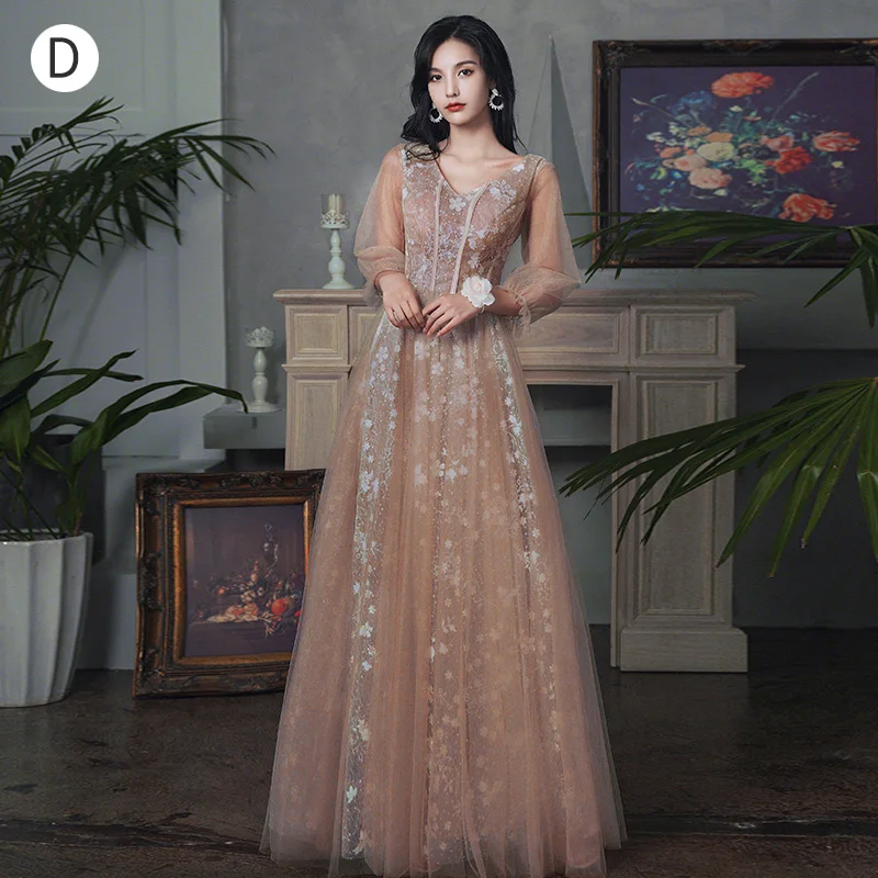 V-hals Lange Bruidsmeisjes Jurken Off Shoulder Chiffon A