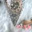 Transparent Sexy Argenté Faux Diamant Soirée Sandales Femme 2021 9 cm Bride Cheville Talons Aiguilles À Bout Pointu Sandales Talons Hauts