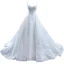 High-end White Glitter Wedding Dresses 2021 Ball Gown Sleeveless Sequins Rhinestone Spaghetti Straps Cathedral Train Wedding