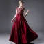 Charming Burgundy Party Dresses Flower Girl Dresses 2021 A-Line / Princess Scoop Neck Satin Short Sleeve Bow Sash Sequins Birthday Floor-Length / Long Flower Girl Dresses