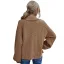 Comfortable Casual Fall Winter Brown Knitting Sweaters 2021 High Neck Long Sleeve Loose Women Tops