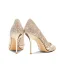Sparkly Gold Pearl Sequins Wedding Shoes 2022 8 cm Stiletto Heels Pointed Toe Wedding Pumps High Heels