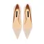 Charming Champagne Glitter Wedding Shoes 2022 8 cm Stiletto Heels Pointed Toe Wedding Pumps High Heels