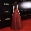 Chic / Beautiful Burgundy Prom Dresses 2022 A-Line / Princess Strapless Bow Sleeveless Backless Floor-Length / Long Formal Dresses