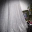 Sparkly Grey Beading Pearl Sequins Prom Dresses 2022 A-Line / Princess Off-The-Shoulder Short Sleeve Backless Floor-Length / Long Formal Dresses