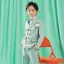 Modest / Simple Mint Green Long Sleeve Boys Wedding Suits 2022 Wedding