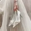 Elegant Ivory Beading Pearl Rhinestone Wedding Shoes 2022 9 cm Stiletto Heels Pointed Toe Wedding Pumps High Heels
