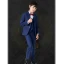 Fashion Black Long Sleeve Boys Wedding Suits 2022 Wedding Coat Pants Shirt Vest