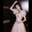 Charmant Rougissant Rose Perlage Paillettes Robe De Bal 2022 Princesse Bustier Gonflée Manches Courtes Dos Nu Longue Robe De Ceremonie