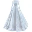 Muslim Elegant White Satin Wedding Dresses 2022 Ball Gown High Neck Handmade  Beading Pearl Lace Flower Long Sleeve Floor-Length / Long Wedding