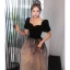 Elegant Black Prom Dresses 2022 A-Line / Princess Square Neckline Short Sleeve Backless Floor-Length / Long Prom Formal Dresses