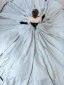 High-end Black Satin Evening Dresses 2022 Ball Gown Strapless Sleeveless Backless Sweep Train Evening Party Formal Dresses