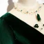 Elegant Velour Dark Green Prom Dresses 2022 A-Line / Princess Scoop Neck Short Sleeve Backless Sweep Train Formal Dresses