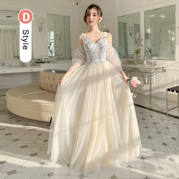 Fashion Daffodil Beading Sequins Lace Flower Bridesmaid Dresses 2022 A-Line / Princess Sash Short Sleeve Backless Floor-Length / Long Bridesmaid Dresses