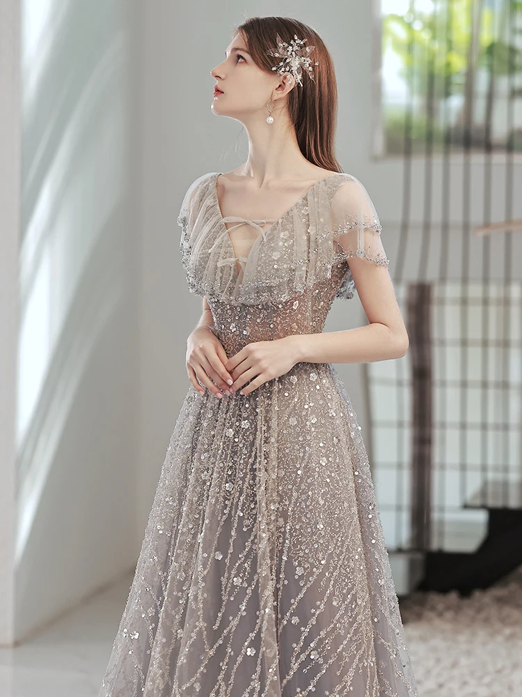 slim fit dress slacks Blush Prom 20403 Size 12 AB White Short Fitted Sequin Cocktail Dress Backless Homecoming Gown main image 0