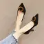 Chic / Belle Noire Désinvolte Escarpins 2020 Daim 7 cm Talons Aiguilles À Bout Pointu Escarpins