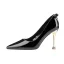 Fashion Beige Evening Party Pumps 2020 Bow 9 cm Stiletto Heels Pointed Toe Pumps