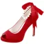 Edles Champagner Abend Satin Pumps 2020 Schleife Perle Knöchelriemen 11 cm Stilettos Peeptoes Pumps