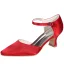 Chic / Beautiful Ivory Casual Womens Shoes 2020 Satin Ankle Strap 5 cm Stiletto Heels Pointed Toe Heels
