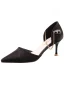 Modest / Simple Black Casual Womens Shoes 2020 7 cm Stiletto Heels Pointed Toe High Heels
