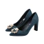Chic / Beautiful Black Street Wear Pumps 2020 Pearl Rhinestone 8 cm Stiletto Heels Pointed Toe Pumps