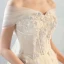 Schöne Ivory / Creme Brautkleider 2018 A Linie Mit Spitze Applikationen Perle Schleife Off Shoulder Rückenfreies Lange Hochzeit