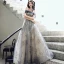 Elegante Meeresblau Abendkleider 2021 A Linie Off Shoulder Perlenstickerei Pailletten Ärmellos Rückenfreies Lange Festliche Kleider