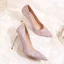 Glitzernden Schön Rosa Pailletten Brautschuhe 2020 10 cm Stilettos Spitzschuh Hochzeit Pumps