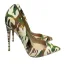 Unieke Multi-Kleuren camouflage Straatkleding Pumps 2020 Lakleer 12 cm Naaldhakken / Stiletto Spitse Neus Pumps