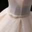 Sparkly Champagne Wedding Dresses 2018 Ball Gown Bow Glitter Off-The-Shoulder Backless Sleeveless Chapel Train Wedding