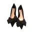 Chic / Belle Noire Désinvolte Noeud Escarpins 2020 5 cm Talons Aiguilles À Bout Pointu Escarpins