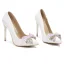 Fabulous Ivory Wedding Shoes 2020 Rhinestone Bow 11 cm Stiletto Heels Pointed Toe Wedding Pumps
