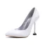Eenvoudige Ivoor Kantoor OL Pumps 2020 9 cm Naaldhakken / Stiletto Spitse Neus Pumps