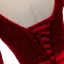 Élégant Rouge Robe De Bal 2020 Princesse V-Cou Noeud Perlage Paillettes 1/2 Manches Dos Nu Longue Robe De Ceremonie