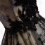 Élégant Noire Robe De Soirée 2020 Princesse De l'épaule Perlage Cristal Paillettes En Dentelle Fleur Manches Courtes Dos Nu Longue Robe De Ceremonie