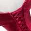 Élégant Bordeaux Robe De Soirée 2020 Princesse Satin De l'épaule Manches Courtes Dos Nu Longue Robe De Ceremonie
