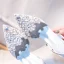 Sjarmerende Elfenben Krystall Brudesko 2020 Lær Rhinestone 10 cm Stiletthæler Spisse