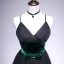 Fashion Black Homecoming Spotted Little Black Dress 2020 A-Line / Princess Spaghetti Straps Suede Bow Sleeveless Backless Tea-length Graduation Dresses