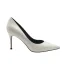 Modest / Simple Ivory Office OL Leather Pumps 2020 7 cm Stiletto Heels Pointed Toe Pumps