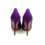 Enkla Kontors OL Purple Mocka Pumps 2020 12 cm Stilettklackar Spetsiga Pumps