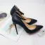 Schlicht Schwarz Strassenmode Pumps 2020 Knöchelriemen 12 cm Stilettos Spitzschuh Pumps