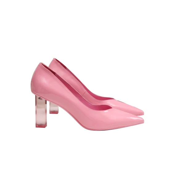 Classy Candy Pink Evening Party Pumps 2020 Leather 7 cm Stiletto Heels Pointed Toe Pumps