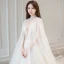 Sexy Ivoire Robe De Mariée 2018 Princesse Appliques En Dentelle Avec Châle Détachable Bretelles Spaghetti Dos Nu Sans Manches Chapel Train Mariage