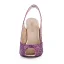 Chic / Belle Argenté Paillettes Slingbacks Sandales Femme 2020 11 cm Talons Aiguilles Peep Toes / Bout Ouvert Sandales