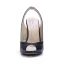 Chic / Beautiful Black Street Wear Slingbacks Womens Sandals 2020 Snakeskin Print 11 cm Stiletto Heels Open / Peep Toe Sandals