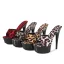 Sexy Brown Rave Club Leopard Print Womens Sandals 2020 15 cm Stiletto Heels Open / Peep Toe Sandals