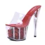 Charmant Bleu Jardin / Extérieur Sandales Femme 2020 17 cm Talons Aiguilles Peep Toes / Bout Ouvert Sandales