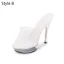 Sexy Blanche Club de carnaval Cristal Sandales Femme 2020 Bride Cheville 13 cm Talons Aiguilles Peep Toes / Bout Ouvert Sandales