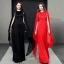 Amazing / Unique Black Evening Dresses  2018 Trumpet / Mermaid Scoop Neck Long Sleeve Floor-Length / Long Formal Dresses