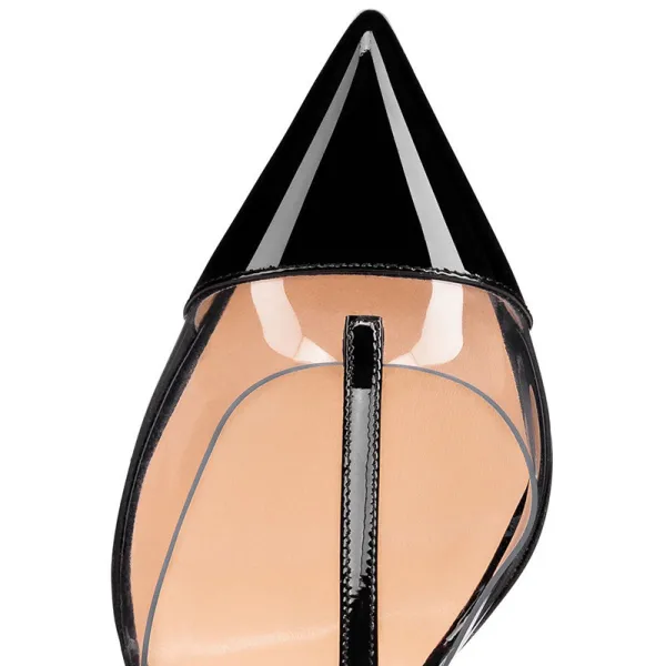 Sexy Beige Soirée Sandales Femme 2020 Rivet T-Strap 12 cm Talons Aiguilles À Bout Pointu Sandales